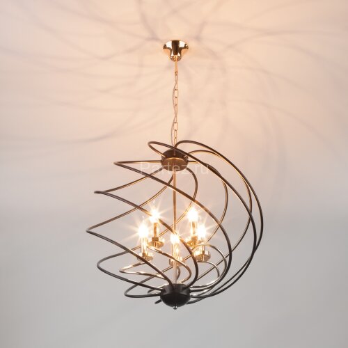 Подвесная люстра Eurosvet 60105/5 черный