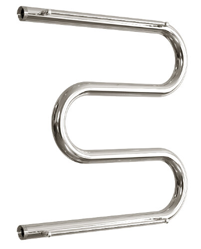 Полотенцесушитель водяной ДВИН M М-образный 50/50 c полкой, полированный (4627086010769)