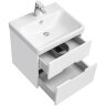 Тумба под раковину Aquaton Оливия 55 подвесная, цвет белый матовый (1A254201OL010)