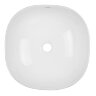 Раковина-чаша Azario 410x410x150 накладная, овальная, белый глянец (AZ-2144)