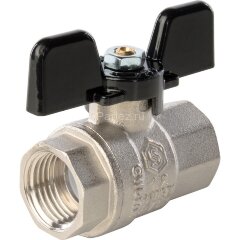 Кран шаровой полнопроходной ВР/ВР бабочка 1/2&quot; Stout