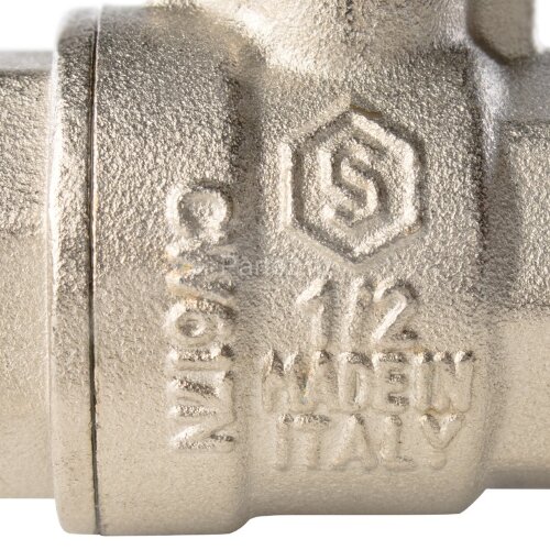 Кран шаровой полнопроходной ВР/ВР бабочка 1/2" Stout