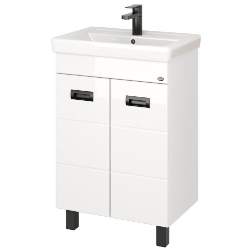 Тумба Onika Балтика-Квадро Black 60.11 белая (106139)