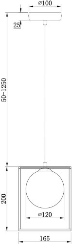 Подвесной светильник Freya FR5113PL-01G