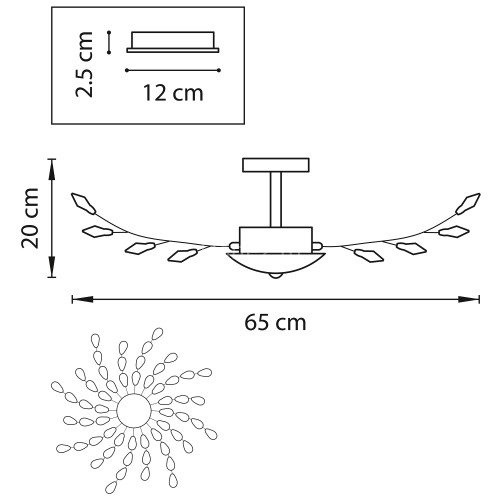 Потолочная люстра Lightstar 791182