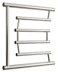 Полотенцесушитель водяной ДВИН D "Pobeda" лесенка 50/50, полированный (4627106963723)