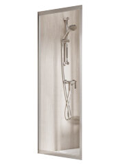 Неподвижная стенка Ravak Supernova APSS-80 белая+Пеаpл