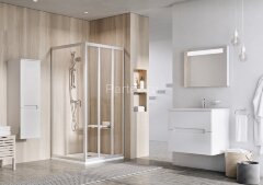 Неподвижная стенка Ravak Supernova APSS-80 белая+Пеаpл