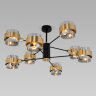 Потолочная люстра Eurosvet 70127/8 черный/дымчатый